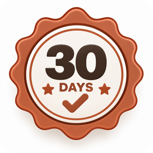 + 30 Days Guarantee